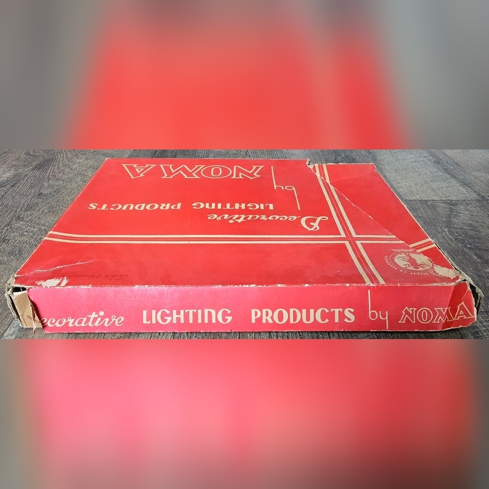 Vintage Noma Christmas Lights 25 Lights Original Box C7 - Picture 4 of 7